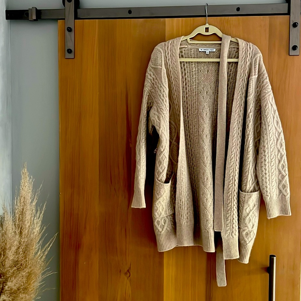 The Cashmere Project - 100% Cashmere oversized sweater with tie